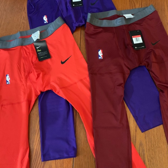 Nike NBA Pro Player Issued 3/4 Compression Pants Mens AT9764 Rare Basketball - Picture 5 of 5